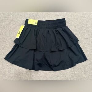 All in Motion Black Tiered Skirt